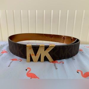 Brand new Michael Kors brown logo belt